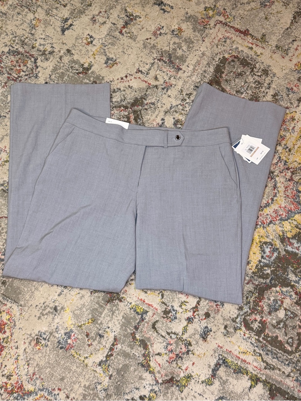 Women’s Calvin Klein Light Gray Dress Pants - Classic Fit. Size 12